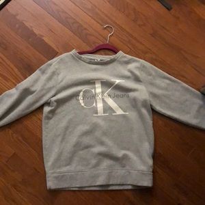 Grey Calvin Klein sweater